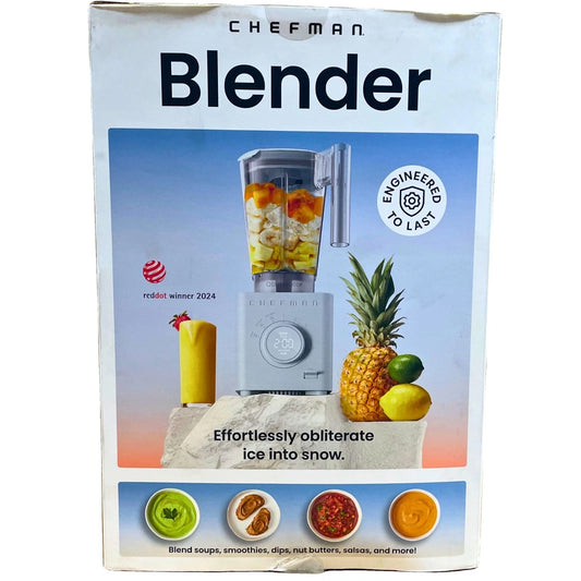 Chefman Obliterator High Speed Countertop Blender 1380W Auto Blend 48oz 1 Pack