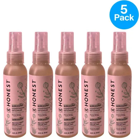 Honest Conditioning Detangler Fragrance Free 4oz bottle from The Honest Company 5 pack