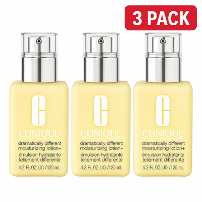 Clinique Dramatically Different Moisturizing Lotion+ – Pack of 3