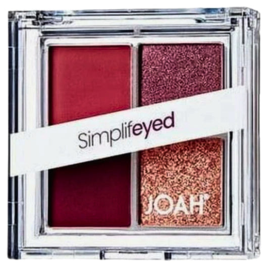 Joah Simplifeyed Quad Eyeshadow Palette, The Berry Best JEQ03, 0.14 oz -1 Pack