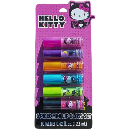 Hello Kitty Lip Smacker 6 Piece Sanrio Lip Gloss, 0.42 oz - 1 Pack