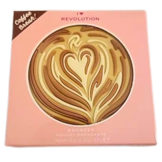 I Heart Revolution- Coffee Break Bronzer-Mocha NIB - Sealed - 1 Pack