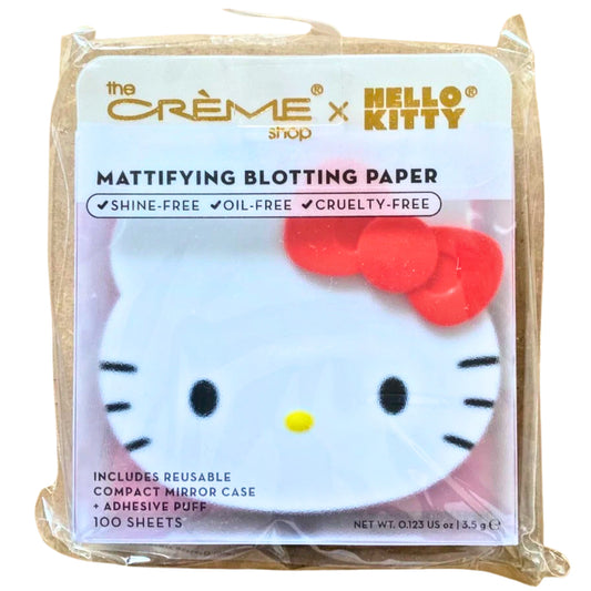 The Crème Shop x Hello Kitty Mattifying Blotting Paper 100 Sheets, 0.123 oz - 1 Pack