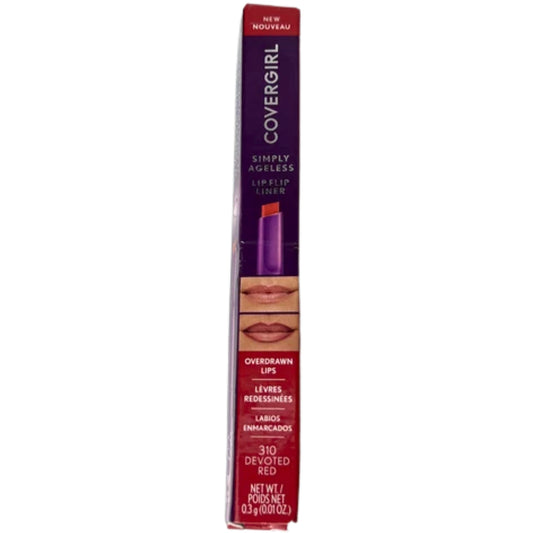 Covergirl Simply Ageless Lip Flip Liner Lot #310 Devoted Red 0.01 oz - 1 Pack
