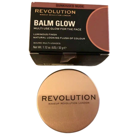 Makeup Revolution Balm Glow Shade Sunkissed Nude Multi-Use Balm for The Face NIB -1 Pack