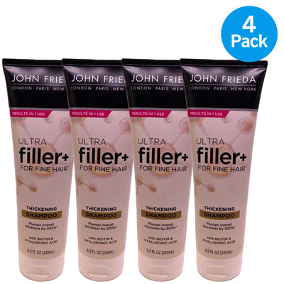 John Frieda Ultra Filler For Fine Hair Thickening Shampoo Biotin & Hyaluronic Ac