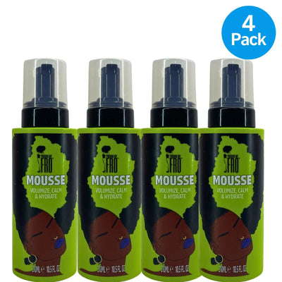 Pardon My Fro Mousse Volumize Calm & Hydrate Jojoba & Argan Oil 300ml (4 Pack)