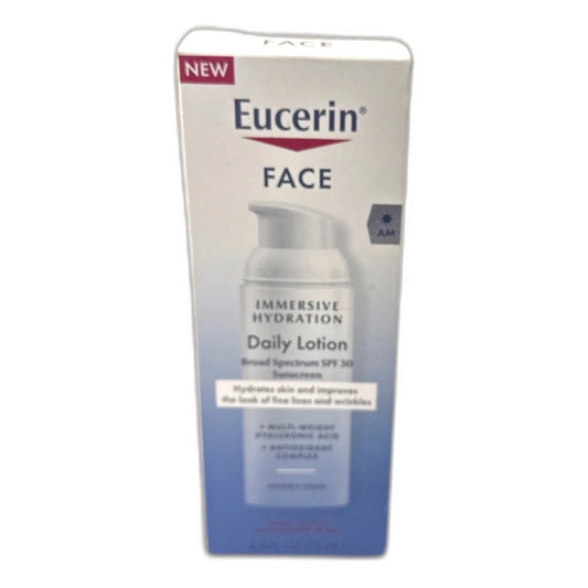Eucerin Face Night Cream Immersive Hydration Hyaluronic Acid 2.5oz Exp 07/27 - 1 Pack
