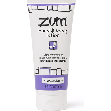 Zum Hand & Body Lotion Lavender 6 oz 1 Pack New