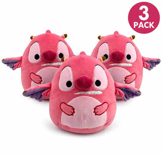 Squishmallows Disney Lilo & Stitch Angel Experiment 624 10 Inch Plush 3 Pack set with three soft collectible toys