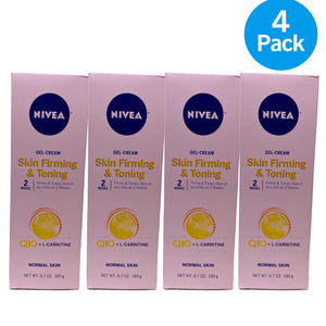 NIVEA Skin Firming & Toning Gel-Cream with Q10 6.7 oz 4 Pack New