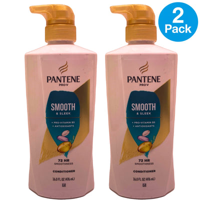 Pantene Pro-V Smooth & Sleek Conditioner 16 fl oz 2 Pack New
