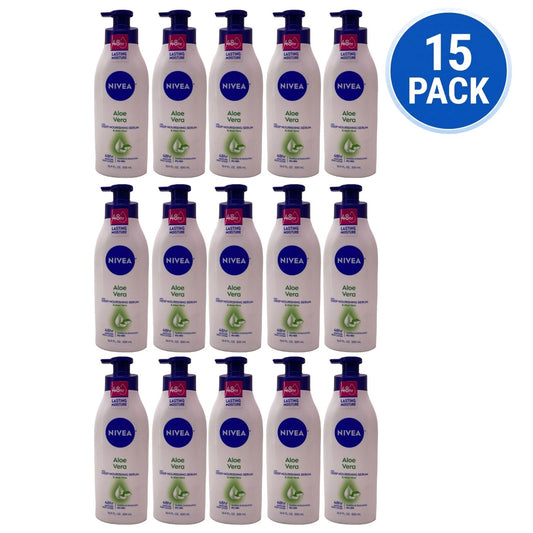 Nivea Aloe Vera Body Lotion 16.9 Fl Oz 15 Pack New
