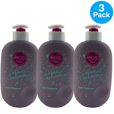 EOS Shea Better 24H Moisture Body Lotion Caramel Cashmere 16 Fl Oz 3 Pack New