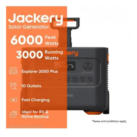 Jackery Explorer 2000 Plus JE-2000C Portable Power Station New 3