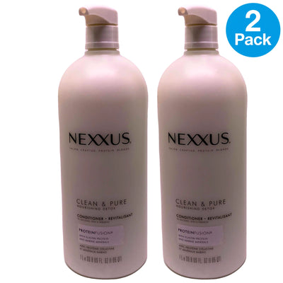 Nexxus Clean & Pure Nourishing Detox Proteinfusion Conditioner 1000ml 2 Pack Bun