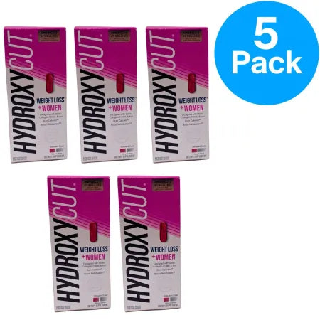 Hydroxycut Weight Loss for Women Rapid-Release Liquid Capsules 60ct 5 Pack