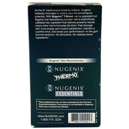 Nugenix T-Boost Free Testosterone Formula 84 Capsules – Exp 03/2026 3