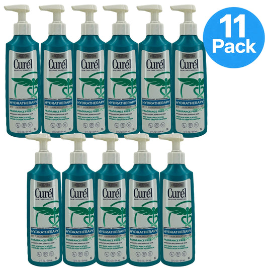 Curél Hydratotherapy Wet Skin Moisturizer Fragrance Free 12 fl oz 11 Pack New