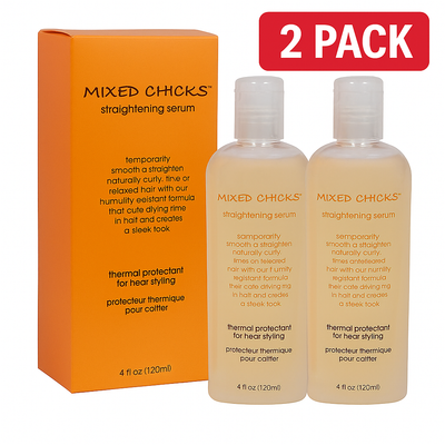Mixed Chicks Thermal Protectant Serum 4oz bottle pack of 2 heat protection for hair