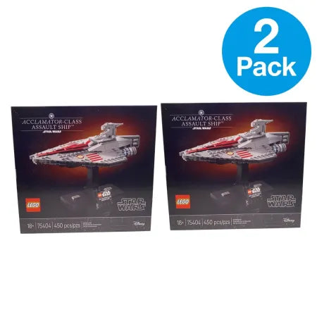 LEGO Star Wars Acclamator-Class Assault Ship 75404 450 pcs 2 Pack New