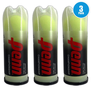 Penn Championship Extra Duty Tennis Balls Pressurized 3 Cans Pack of 3 New