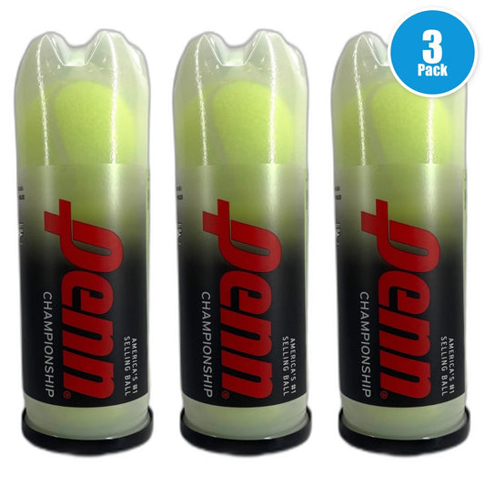Penn Championship Extra Duty Tennis Balls Pressurized 3 Cans Pack of 3 New