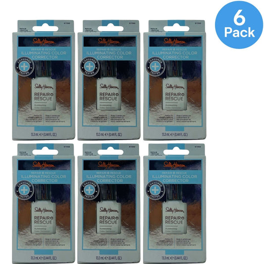 Sally Hansen Repair Rescue Illuminating Color Corrector 0.44oz 6 Pack New