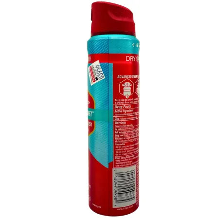 Old Spice Pure Sport Citrus Zest Antiperspirant Dry Spray 4.3oz (2 Pack) New 3