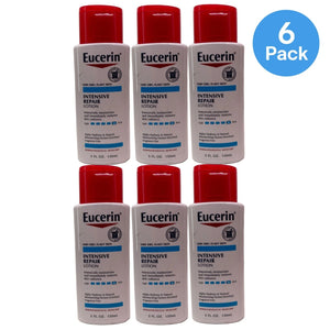 Eucerin Intensive Repair Lotion 5 fl oz Fragrance Free 6 Pack New