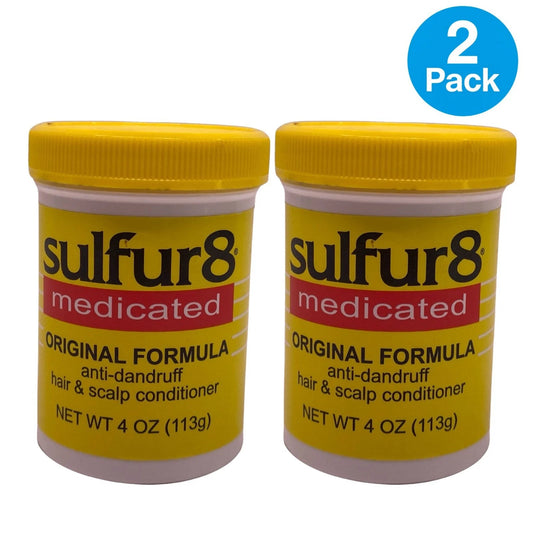 Sulfur8 Medicated Original Formula 4 oz 2 Pack - Scalp Treatment