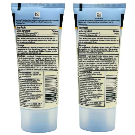 Ultra Sheer Dry-Touch Sunscreen SPF 30 3 fl oz 2 Pack New 2