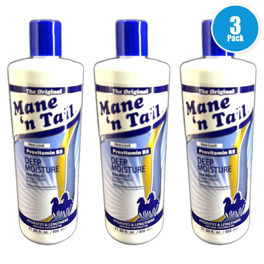 Tail & Mane Shampoo Deep Moisturizing 27oz Pack of 3 New