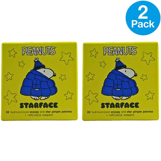 Starface Snoopy Hydrocolloid Pimple Patches Winter Edition 32 Ct 2 Pack