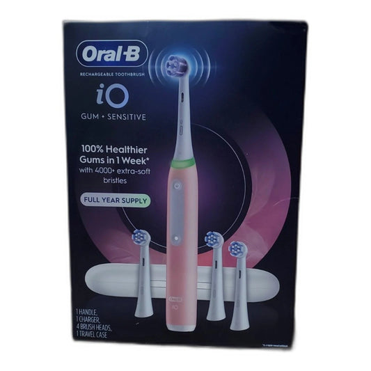 Oral-B IO Series Gum Sensitive Rechargeable Electric Toothbrush Pink New