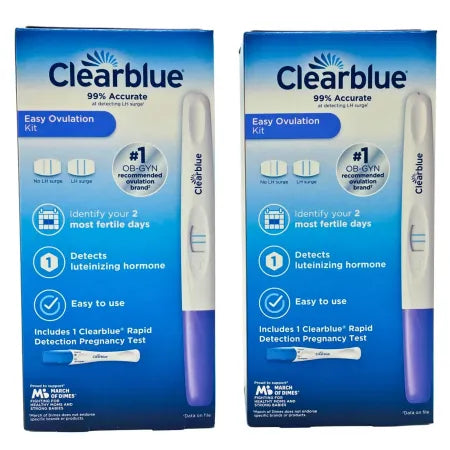 Clearblue Easy Ovulation Kit 10+1 Test – 2 Pack – New 2