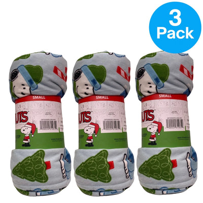 Peanuts Ladies Fleece Sleep Pants Small 3 Pack New