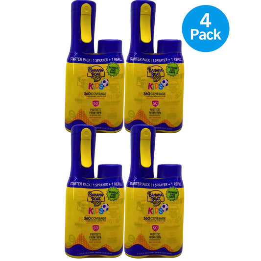 Banana Boat Sport Sunscreen Lotion SPF 50 11 oz 4 Pack Exp 01/2027