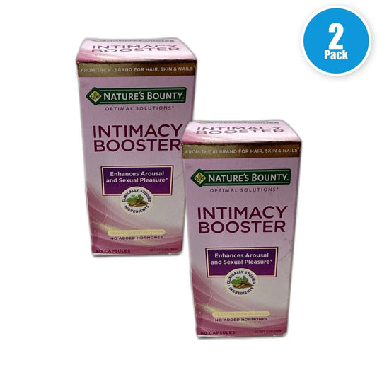 Nature's Bounty Intimacy Booster 120 Total Exp 02/27 Pack of 2 New