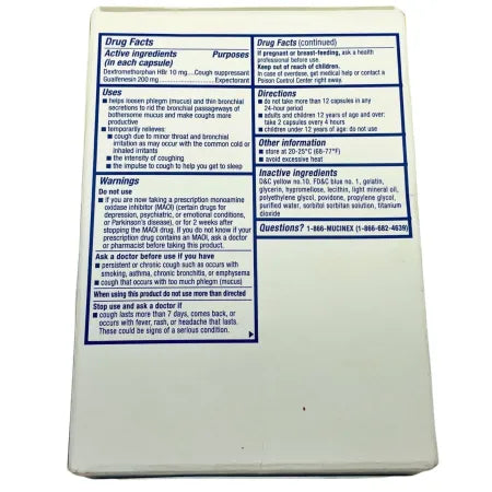 Mucinex Fast-Max Severe Congestion & Cough 16 Liquid Gels 1 Pack New 2