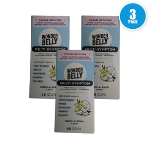 Wonderbelly Multi-Symptom Upset Stomach 144 Total Exp 12/26 Pack of 3 New