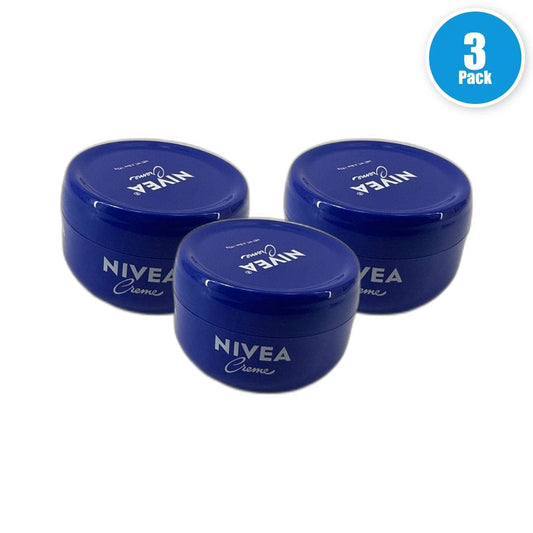 Nivea Creme Jar Original Moisturizing Cream 6.8oz All Skin Types Pack of 3 New