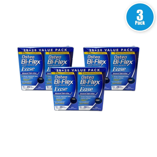 Osteo BiFlex Joint Ease Value Pack 168 Total Exp 01/27 Pack of 3 New