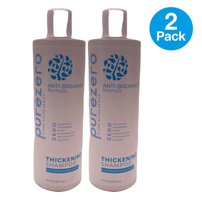 Purezero Thickening Shampoo Anti-Breakage 12 oz 2 Pack New