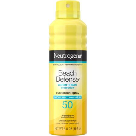 Neutrogena Beach Defense Body Sunscreen Spray SPF 50 6.5 oz bottle