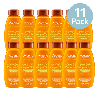 Aveeno Apple Cider Vinegar Conditioner 12oz bottles pack of 11 for healthy hair care