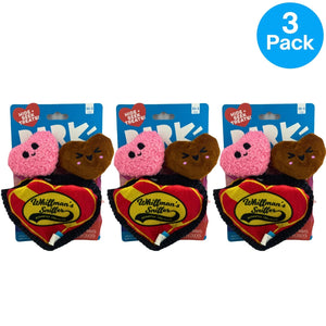 BARK Whiffman’s Choclicks Valentine Dog Toy XS-S 3 Pack New