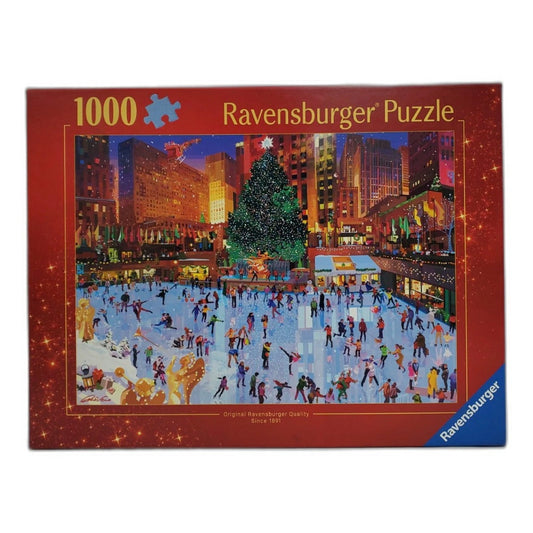 Ravensburger Puzzle Rockefeller Center During the Holidays Magical Ice New