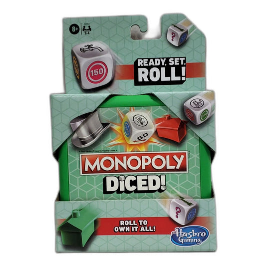 Hasbro Monopoly Diced Game Ready, Set, Roll! Family Game Factory Sealed New