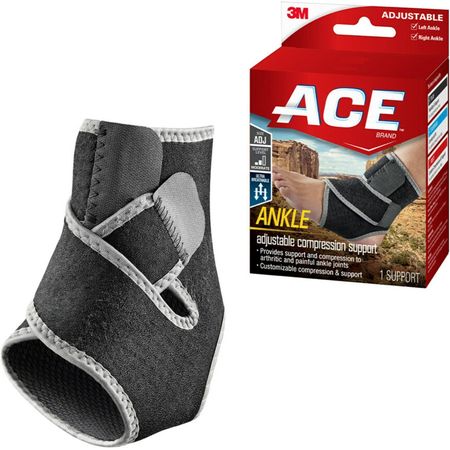 ACE Brand Neoprene Ankle Support, Adjustable, Breathable